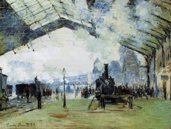 Claude Oscar Monet : Arrival of the Normandy Train, Gare Saint-Lazare